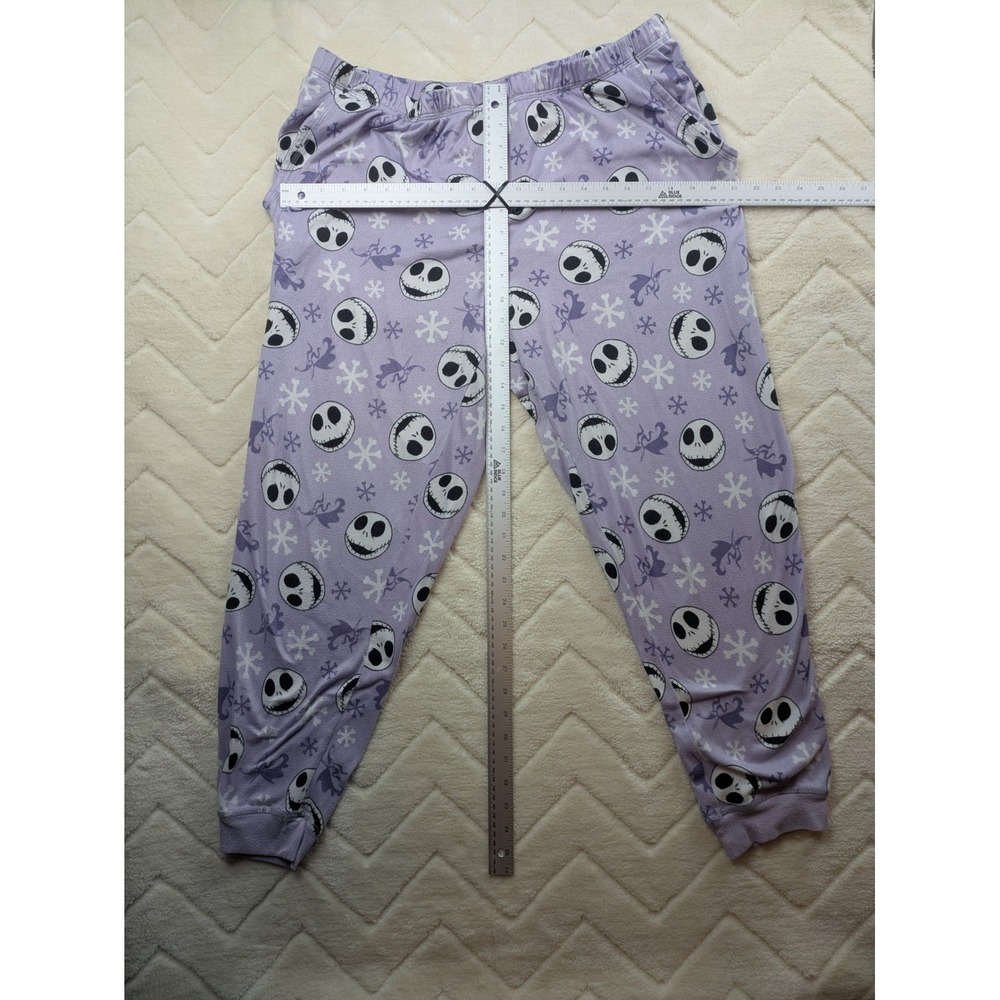 Disney Nightmare Before Christmas Jack Skellington Purple Pajama Pants XL 16-18
